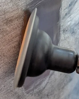 Surface Preparation for Metallography. Mechanical surface preparation and grinding on a pipe prior to in-situ metallographic replication.